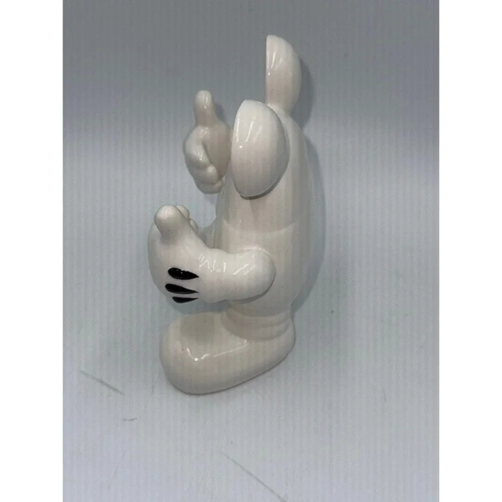 Disney Mickey Mouse Ceramic White Toothbrush Holder